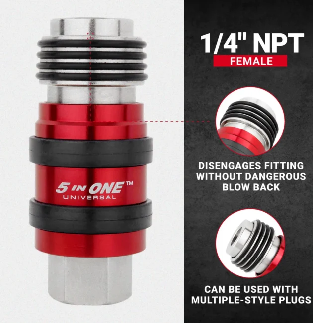1/2″ MNPT G-Style Universal Coupler #1774